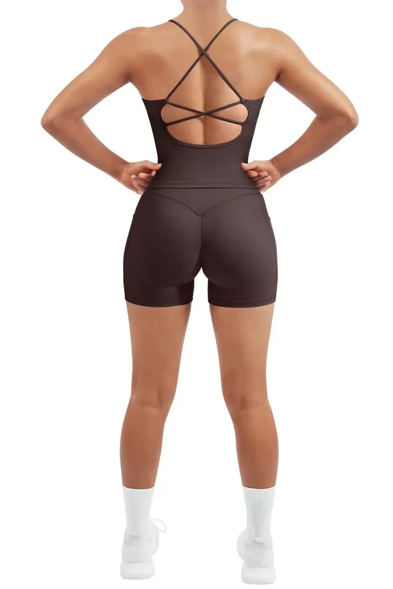 Strappy Tank Top Workout Sets