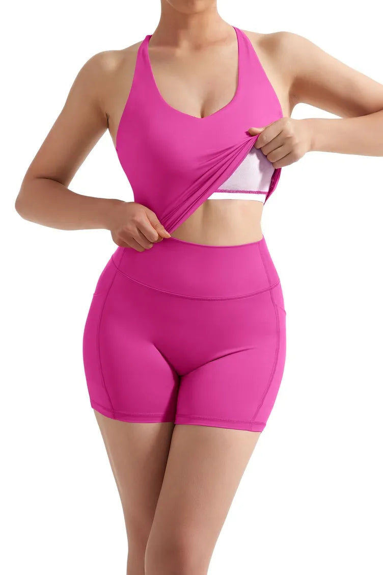 Strappy Tank Top Workout Sets