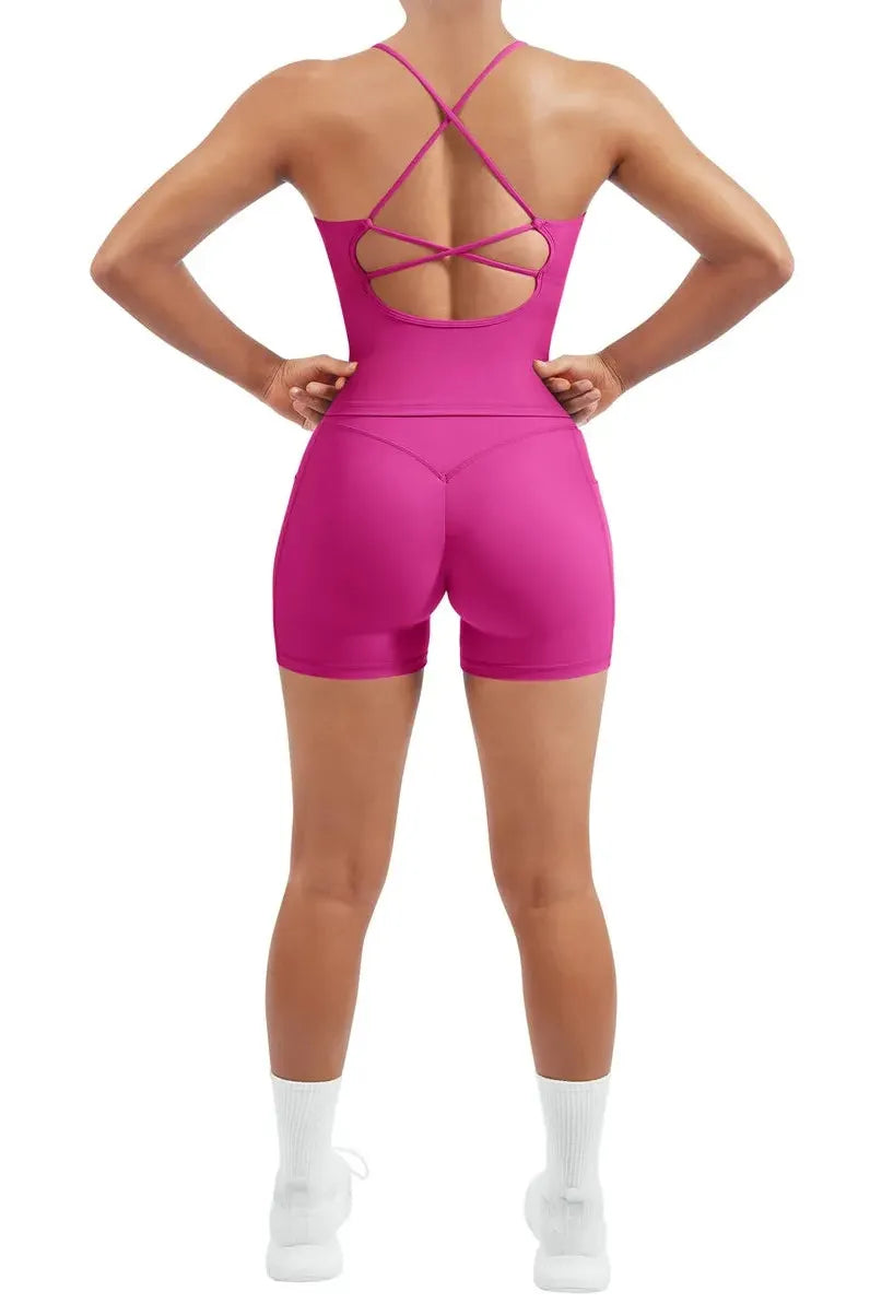 Strappy Tank Top Workout Sets