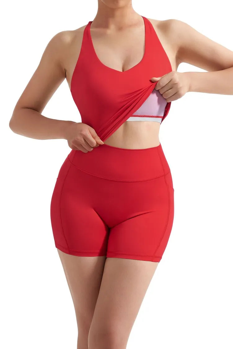 Strappy Tank Top Workout Sets