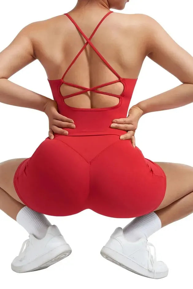 Strappy Tank Top Workout Sets