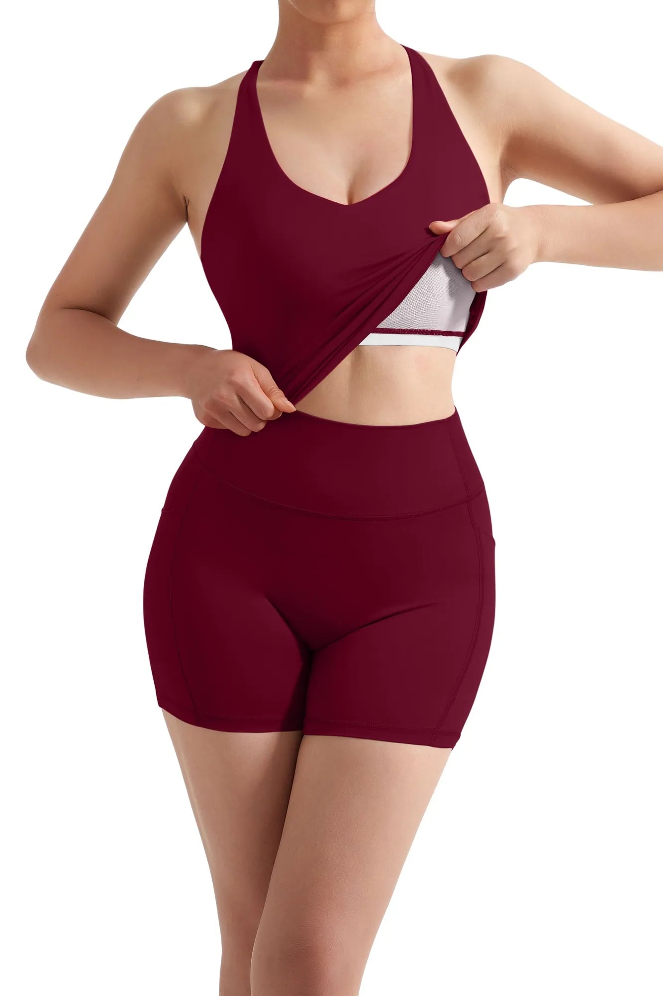 Ensembles d'entraînement avec débardeur à bretelles