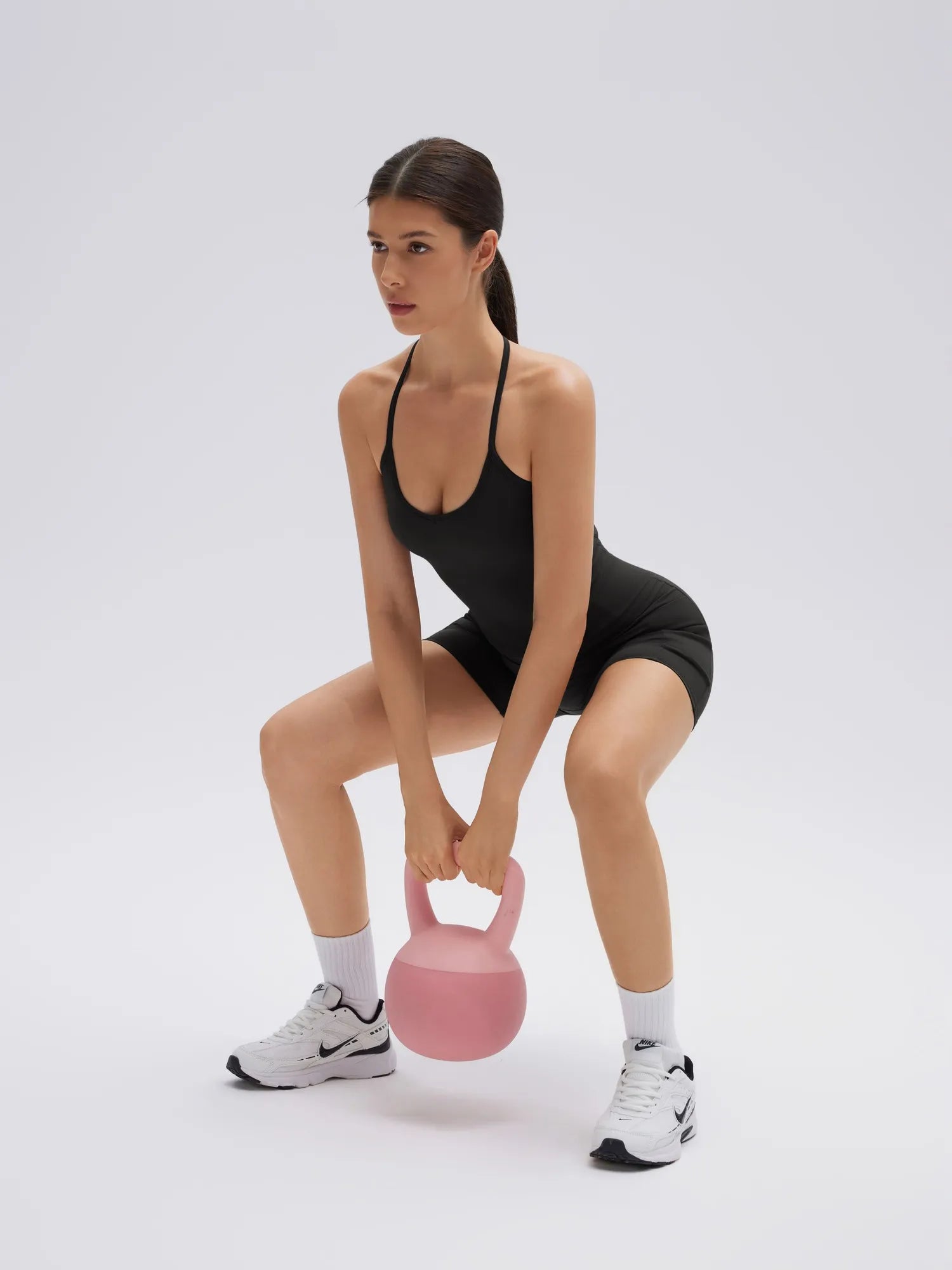 SUUKSESS Women Sexy Workout Sets Padded Sports Bra High Waisted Shorts Outfits-SUUKSESS-SUUKSESS