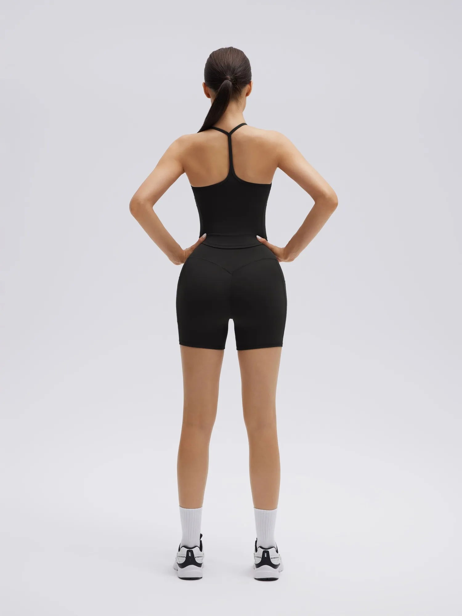 SUUKSESS Women Sexy Workout Sets Padded Sports Bra High Waisted Shorts Outfits-SUUKSESS-SUUKSESS