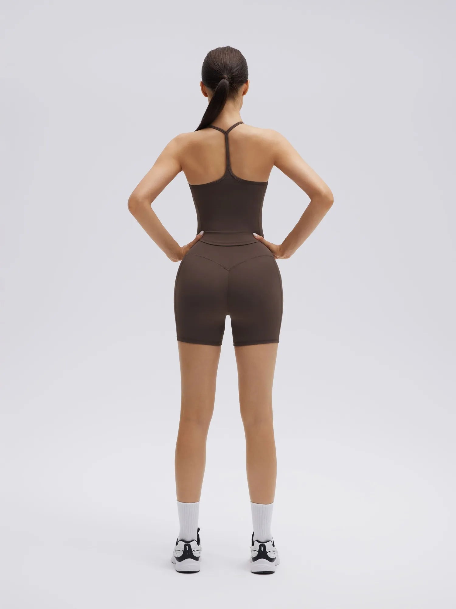 SUUKSESS Women Sexy Workout Sets Padded Sports Bra High Waisted Shorts Outfits-SUUKSESS-SUUKSESS