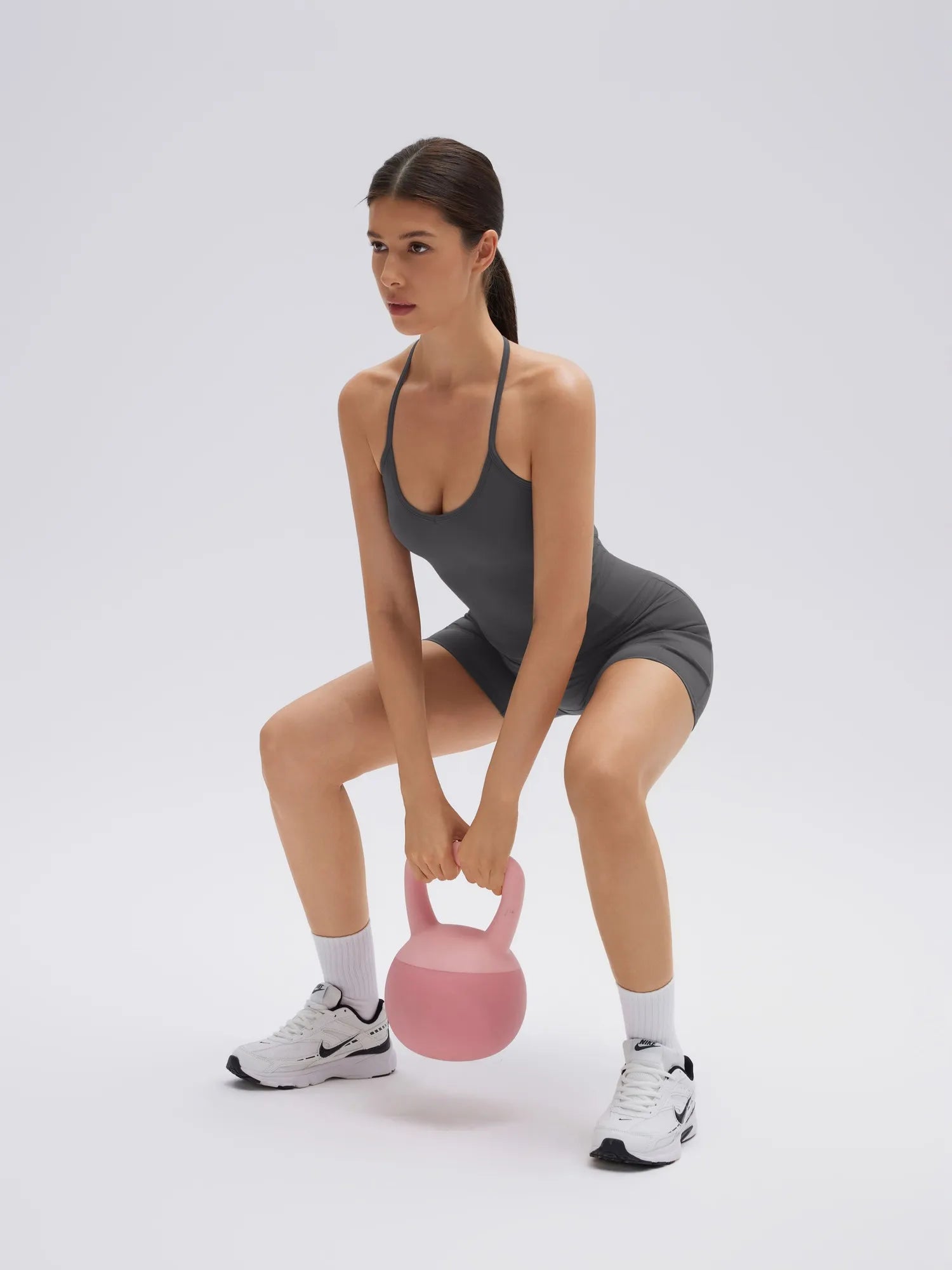 SUUKSESS Women Sexy Workout Sets Padded Sports Bra High Waisted Shorts Outfits-SUUKSESS-SUUKSESS