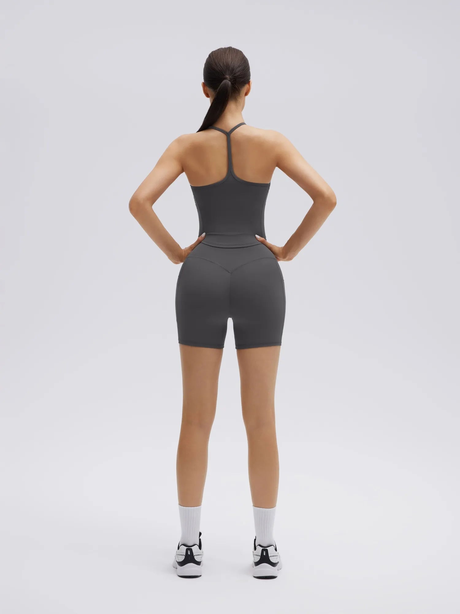 SUUKSESS Women Sexy Workout Sets Padded Sports Bra High Waisted Shorts Outfits-SUUKSESS-SUUKSESS