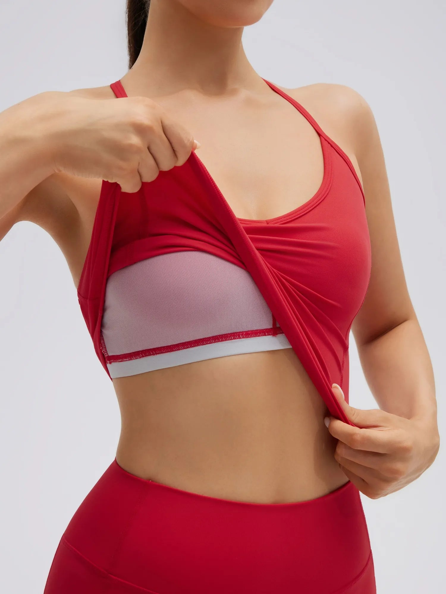 SUUKSESS Women Sexy Workout Sets Padded Sports Bra High Waisted Shorts Outfits-SUUKSESS-SUUKSESS