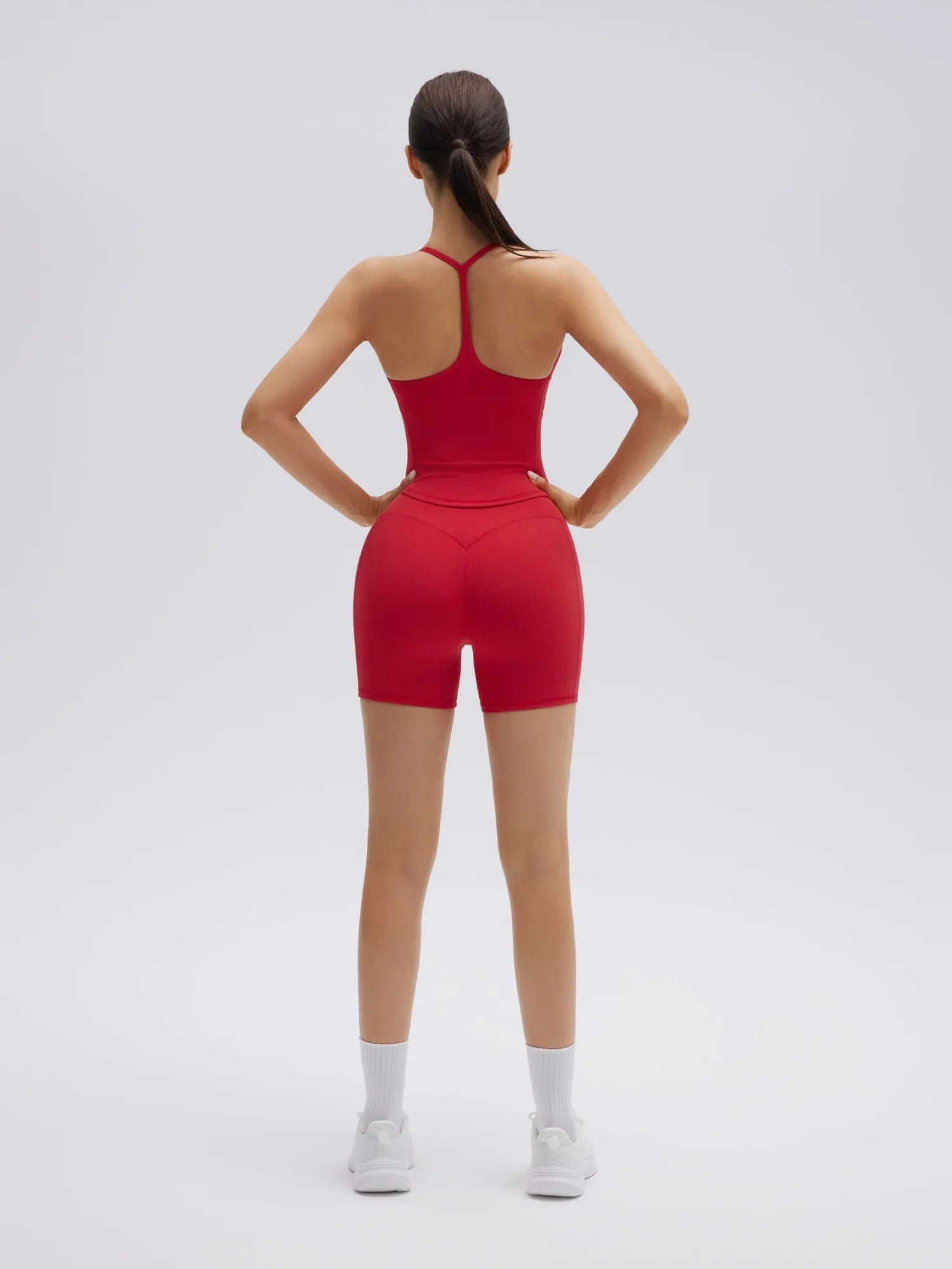 SUUKSESS Women Sexy Workout Sets Padded Sports Bra High Waisted Shorts Outfits-SUUKSESS-SUUKSESS