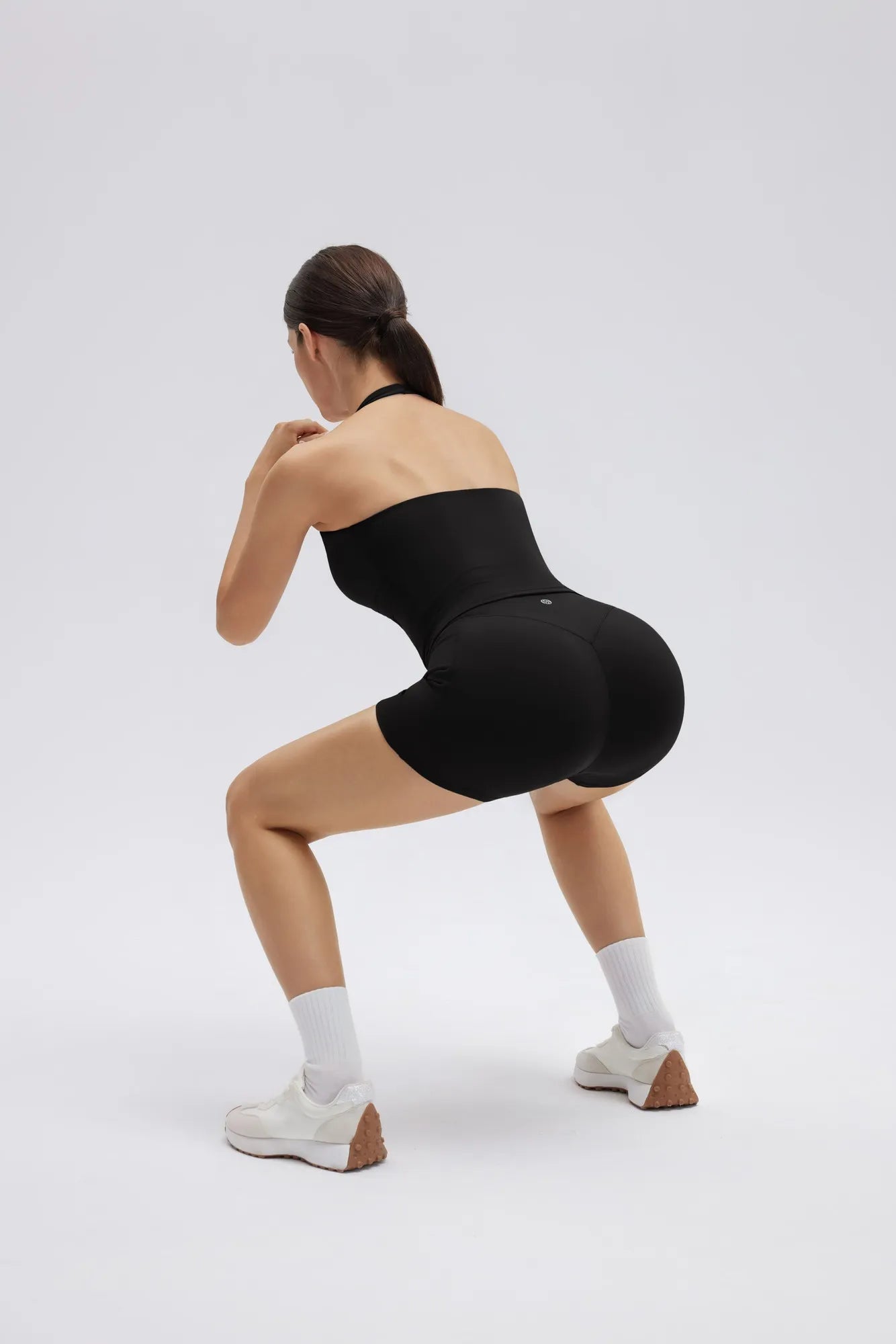 Padded Halter Open Back 2 Piece Workout Sets-SUUKSESS-SUUKSESS