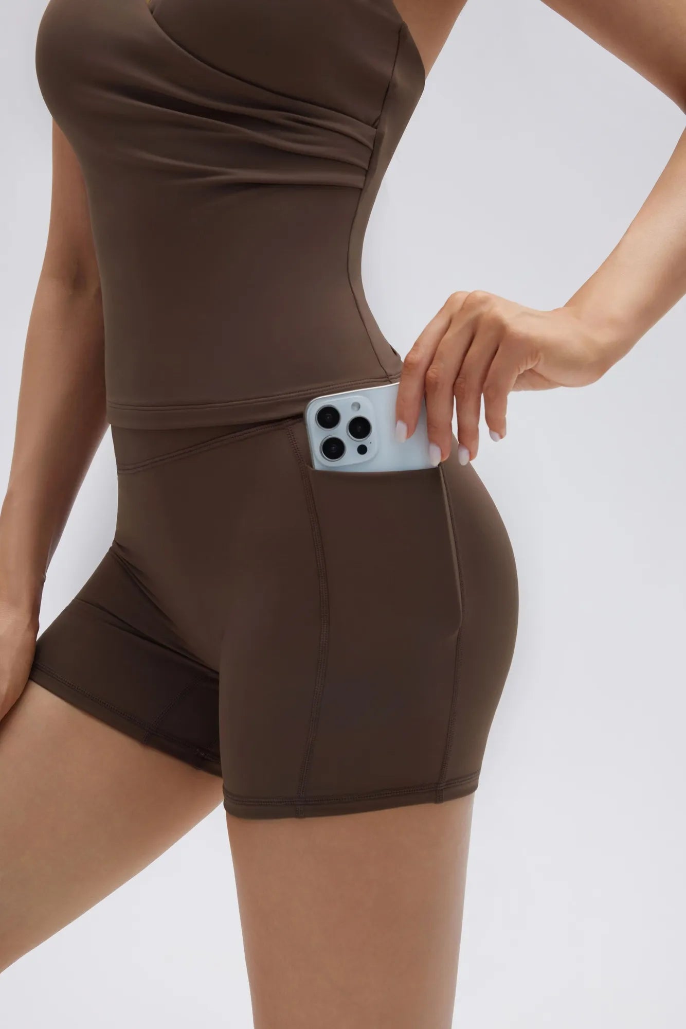 Padded Halter Open Back 2 Piece Workout Sets-SUUKSESS-SUUKSESS