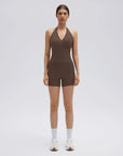 Padded Halter Open Back 2 Piece Workout Sets-SUUKSESS-SUUKSESS