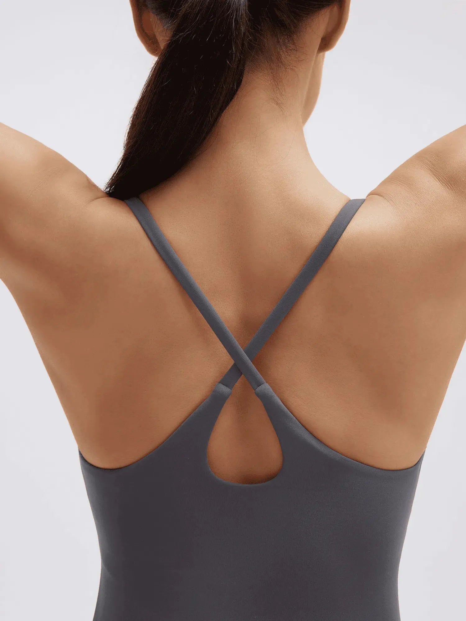 SUUKSESS Women 2 Piece Workout Sets Padded Yoga Tank Top High Waisted Biker Shorts with Pockets-SUUKSESS-SUUKSESS