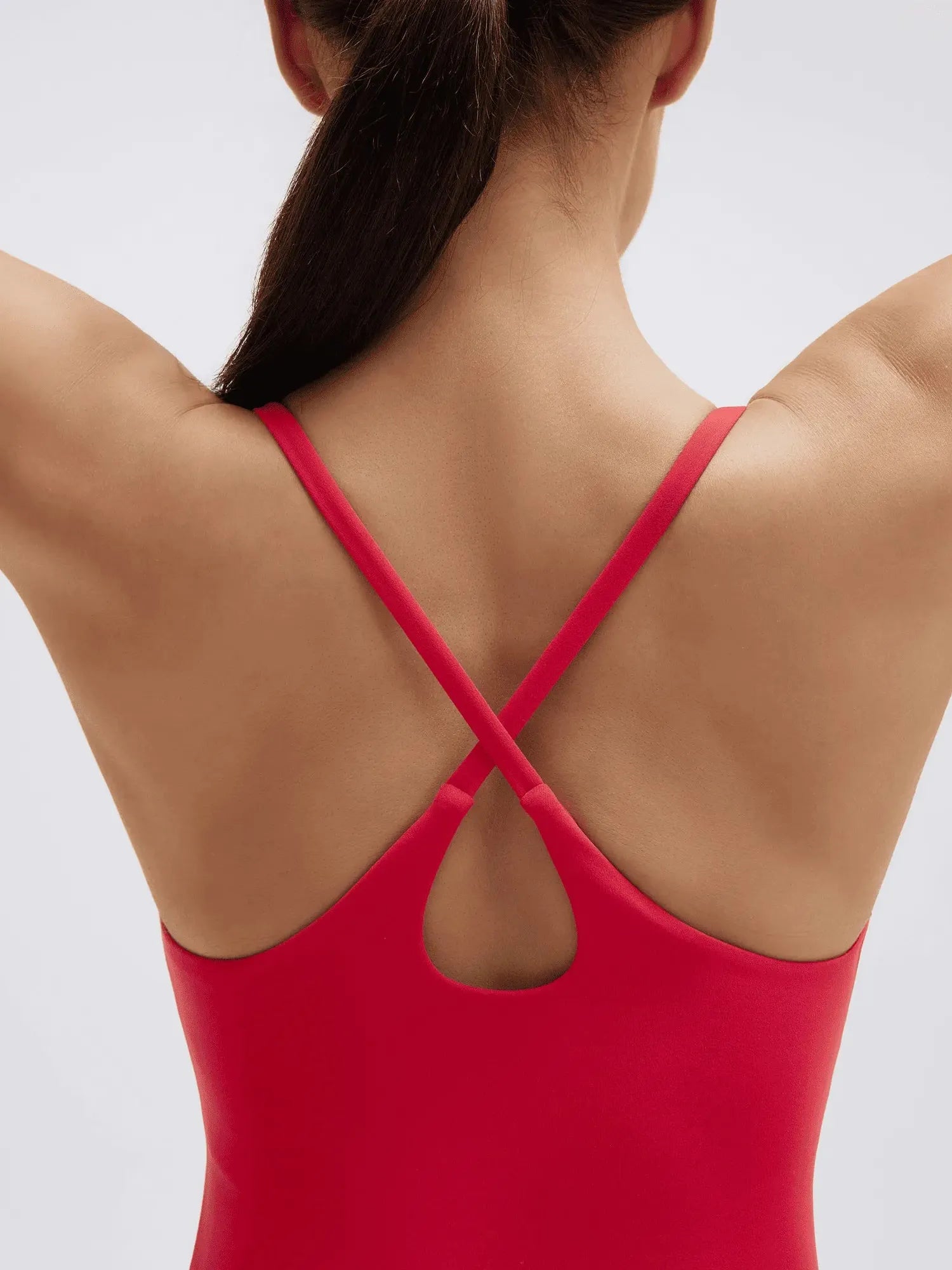 SUUKSESS Women 2 Piece Workout Sets Padded Yoga Tank Top High Waisted Biker Shorts with Pockets-SUUKSESS-SUUKSESS