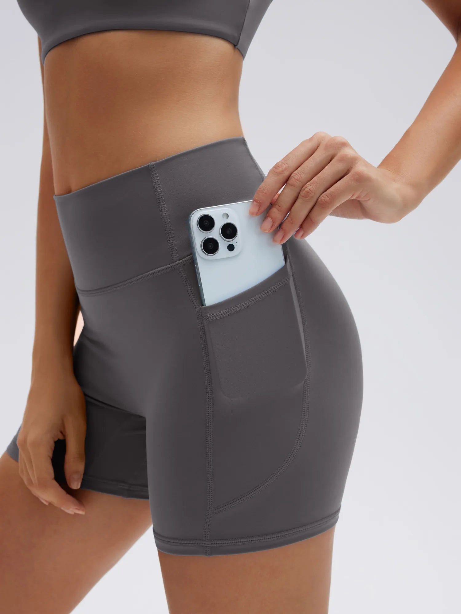 Halter Criss Cross Crop Tops 2 Piece Workout Sets