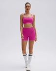 Halter Criss Cross Crop Tops 2 Piece Workout Sets