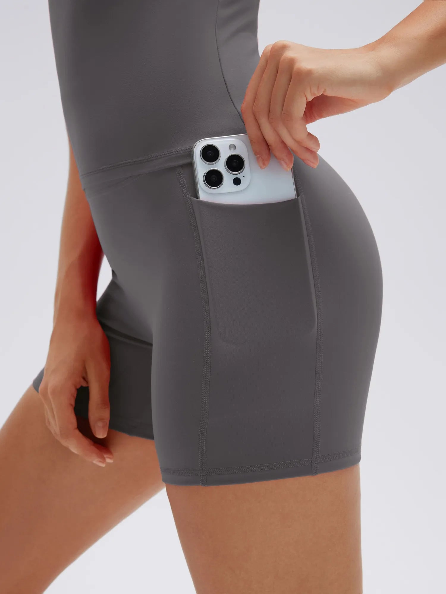 SUUKSESS Women 2 Piece Workout Sets High Waisted Biker Shorts with Pocket Padded Racerback Tank Tops Halter Sports Bras-SUUKSESS-SUUKSESS