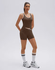 Waisted Tummy Control 2 Piece Workout Sets