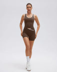 Waisted Tummy Control 2 Piece Workout Sets