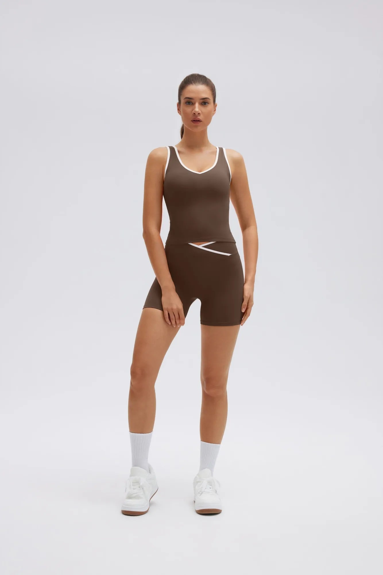 Waisted Tummy Control 2 Piece Workout Sets