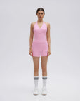 Padded Halter Open Back 2 Piece Workout Sets