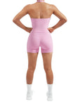 Padded Halter Open Back 2 Piece Workout Sets