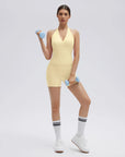 Padded Halter Open Back 2 Piece Workout Sets
