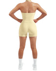 Padded Halter Open Back 2 Piece Workout Sets