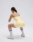 Padded Halter Open Back 2 Piece Workout Sets