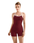Halter Tank Top Workout Set