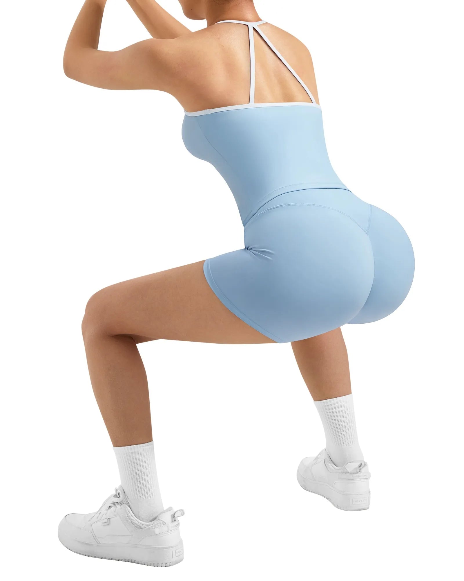 Halter Tank Top Workout Set