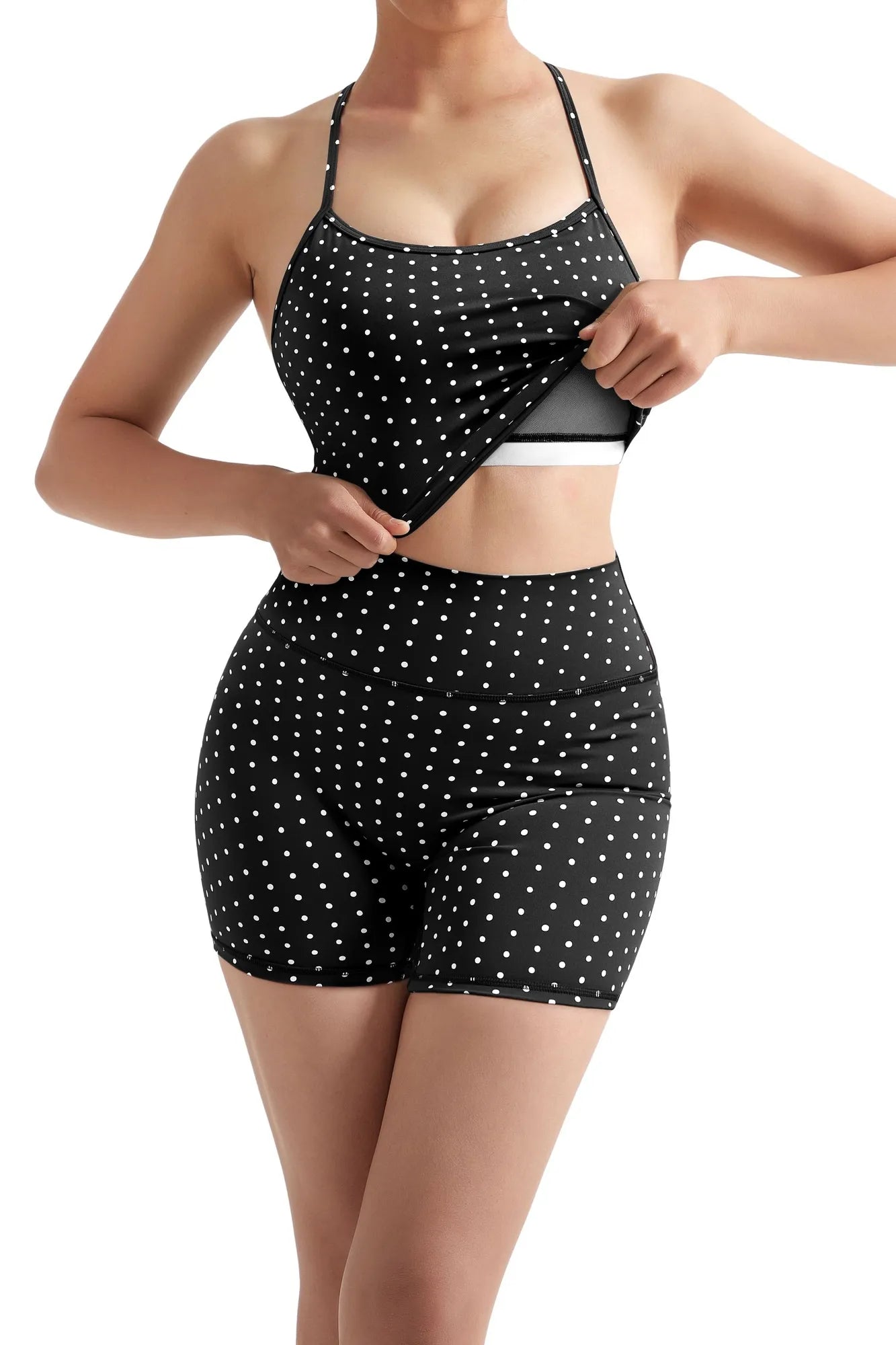 Halter Tank Top Workout Set