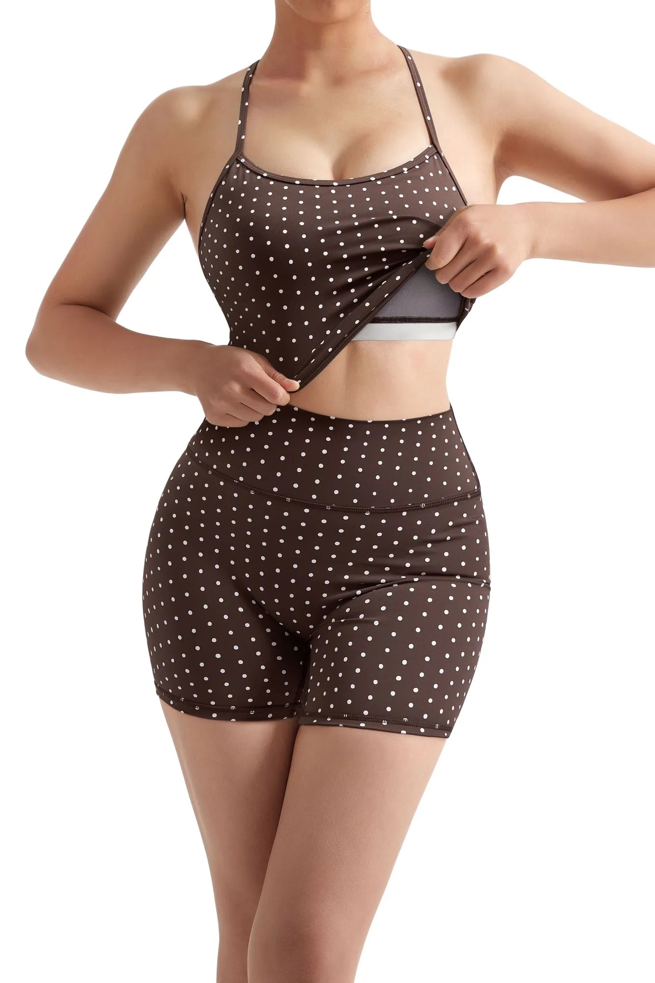 Halter Tank Top Workout Set