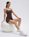 Halter Tank Top Workout Set