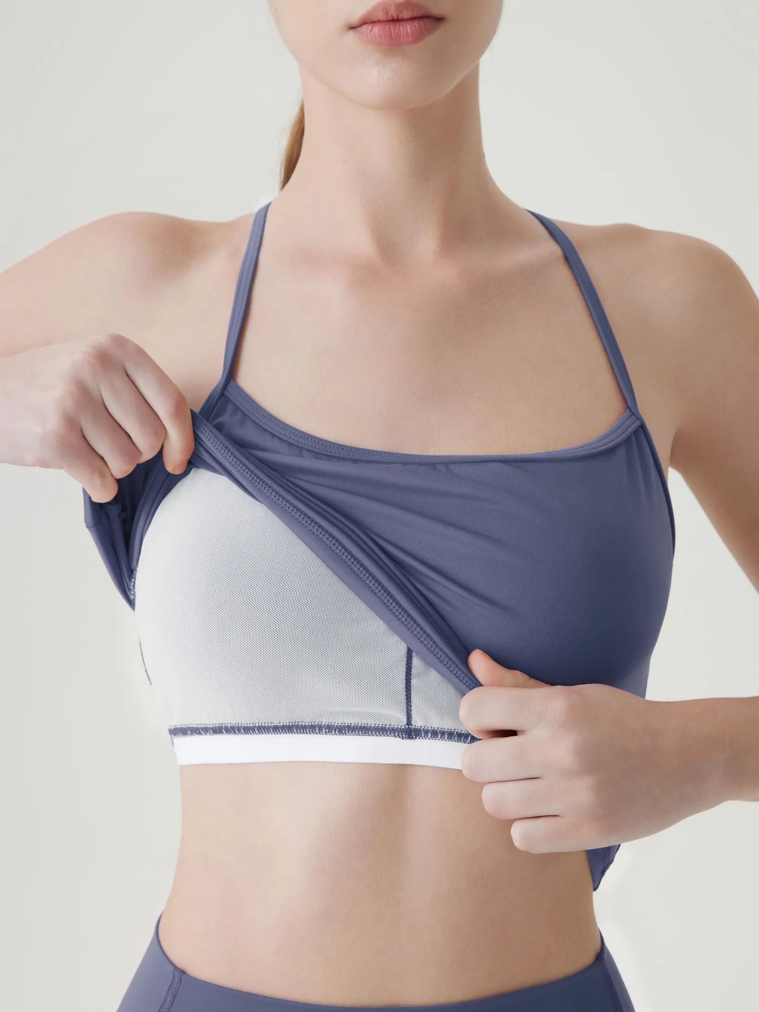 Racerback Sports Bra 2 Piece Workout Sets-SUUKSESS-SUUKSESS