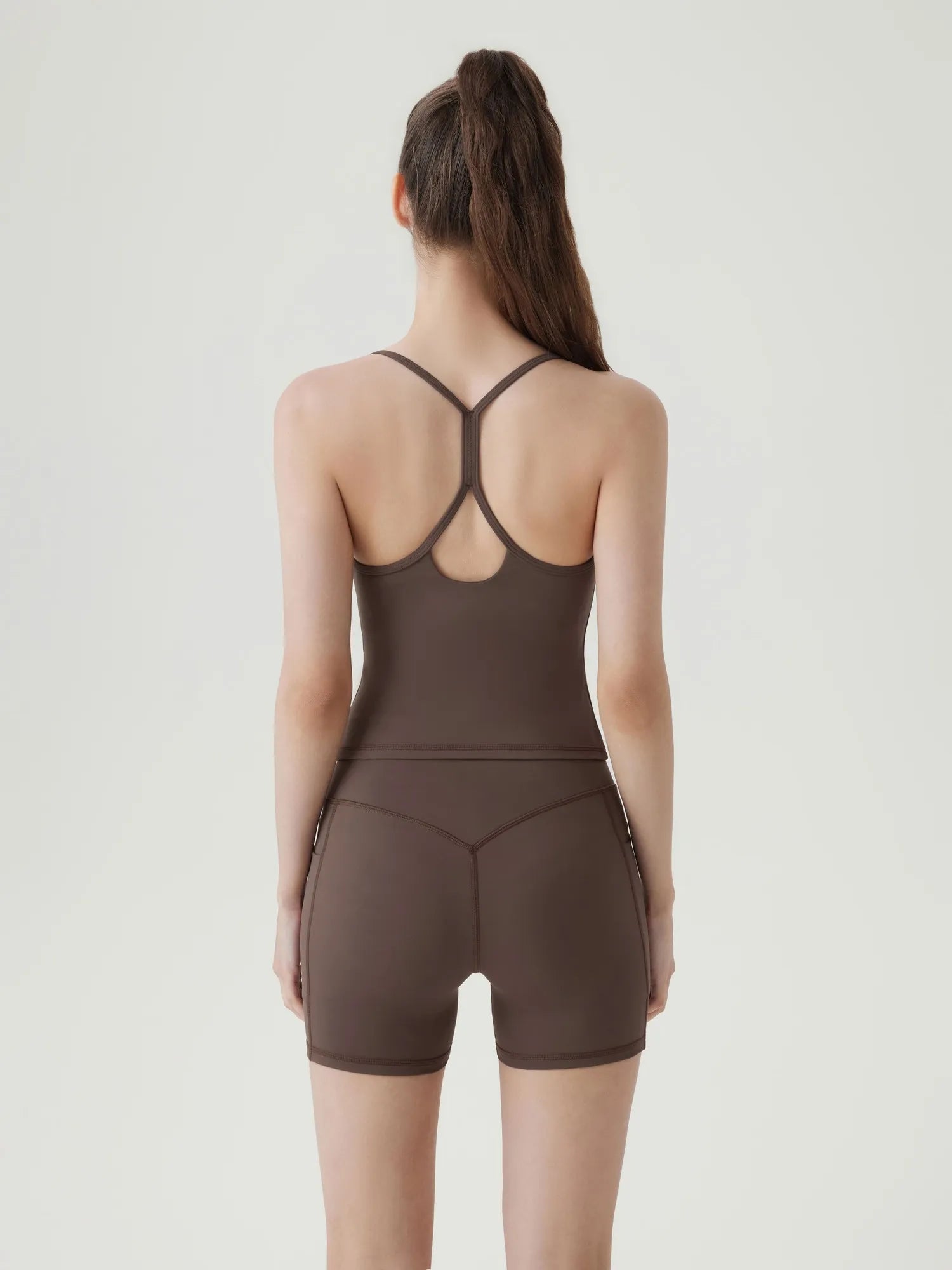 Racerback Sports Bra 2 Piece Workout Sets-SUUKSESS-SUUKSESS