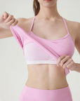 Racerback Sports Bra 2 Piece Workout Sets-SUUKSESS-SUUKSESS