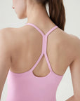 Racerback Sports Bra 2 Piece Workout Sets-SUUKSESS-SUUKSESS