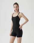 V Back Padded Sports Workout Sets-SUUKSESS-Black-XS-SUUKSESS