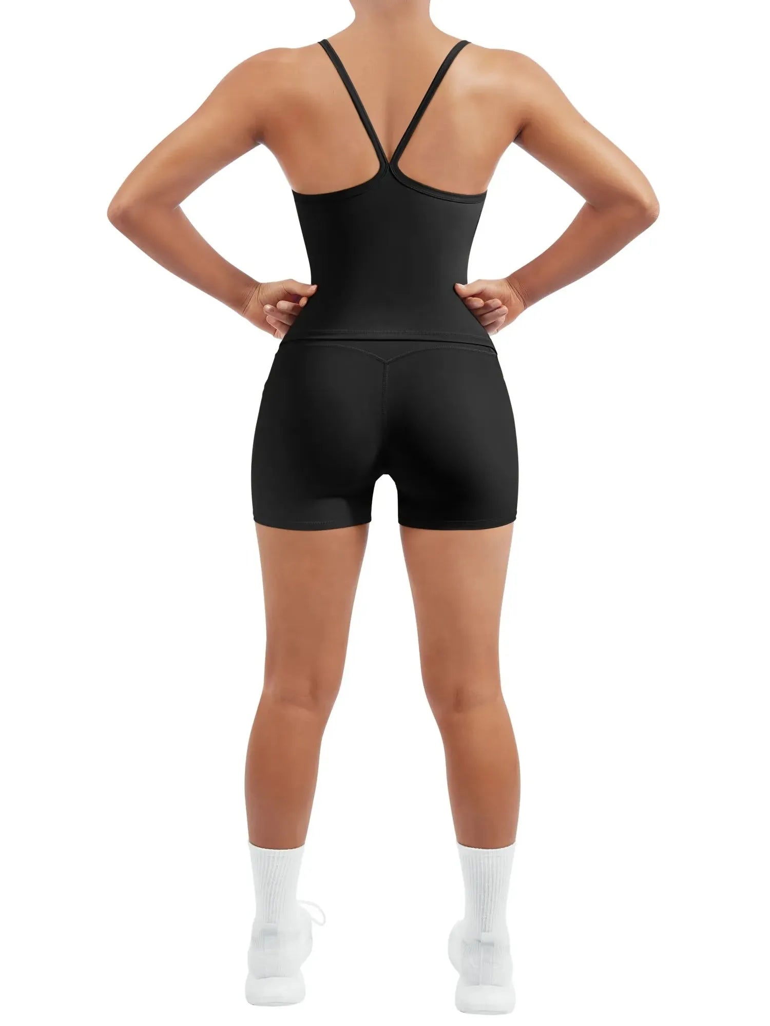 V Back Padded Sports Workout Sets-SUUKSESS-SUUKSESS