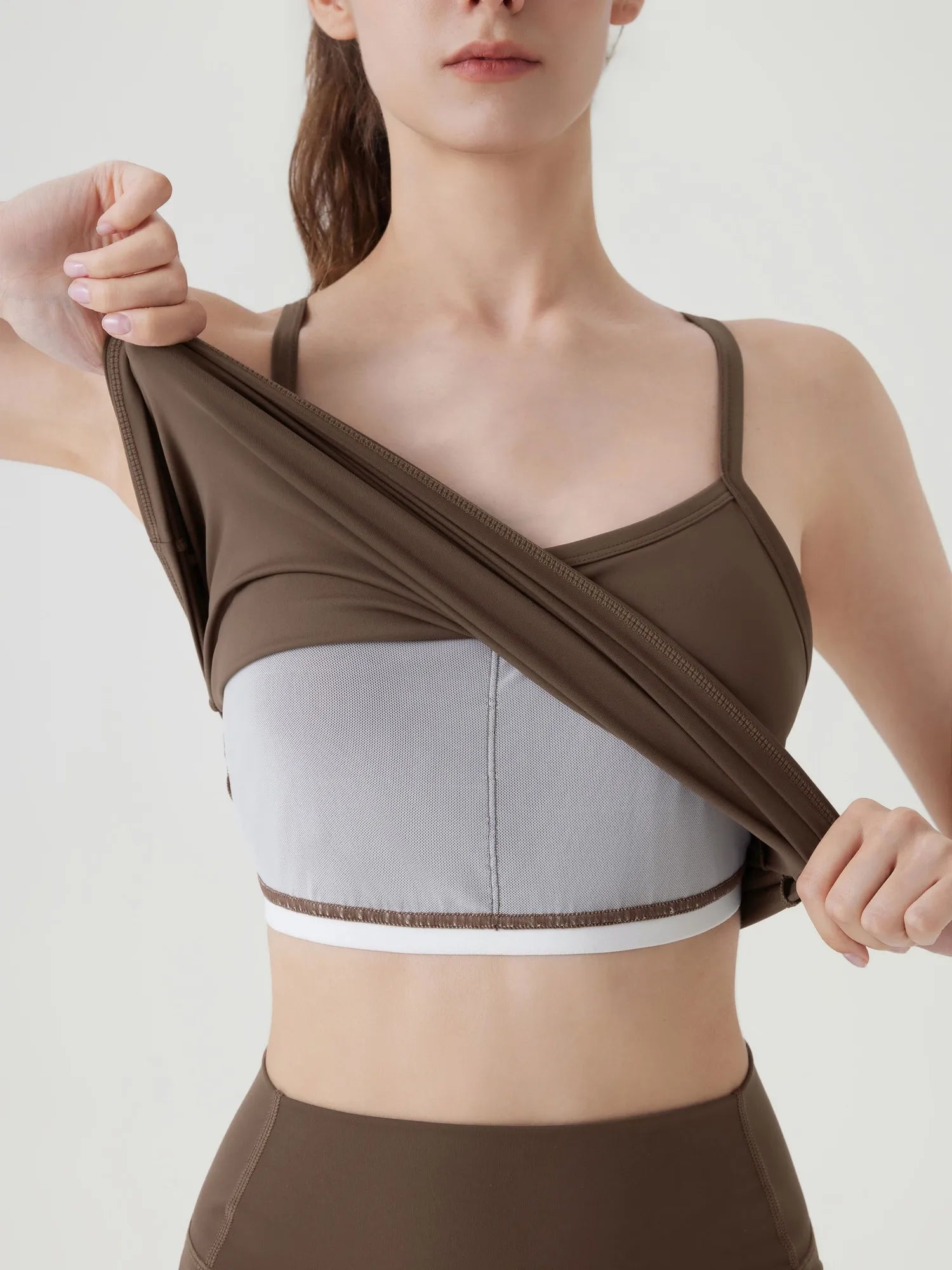 V Back Padded Sports Workout Sets-SUUKSESS-SUUKSESS