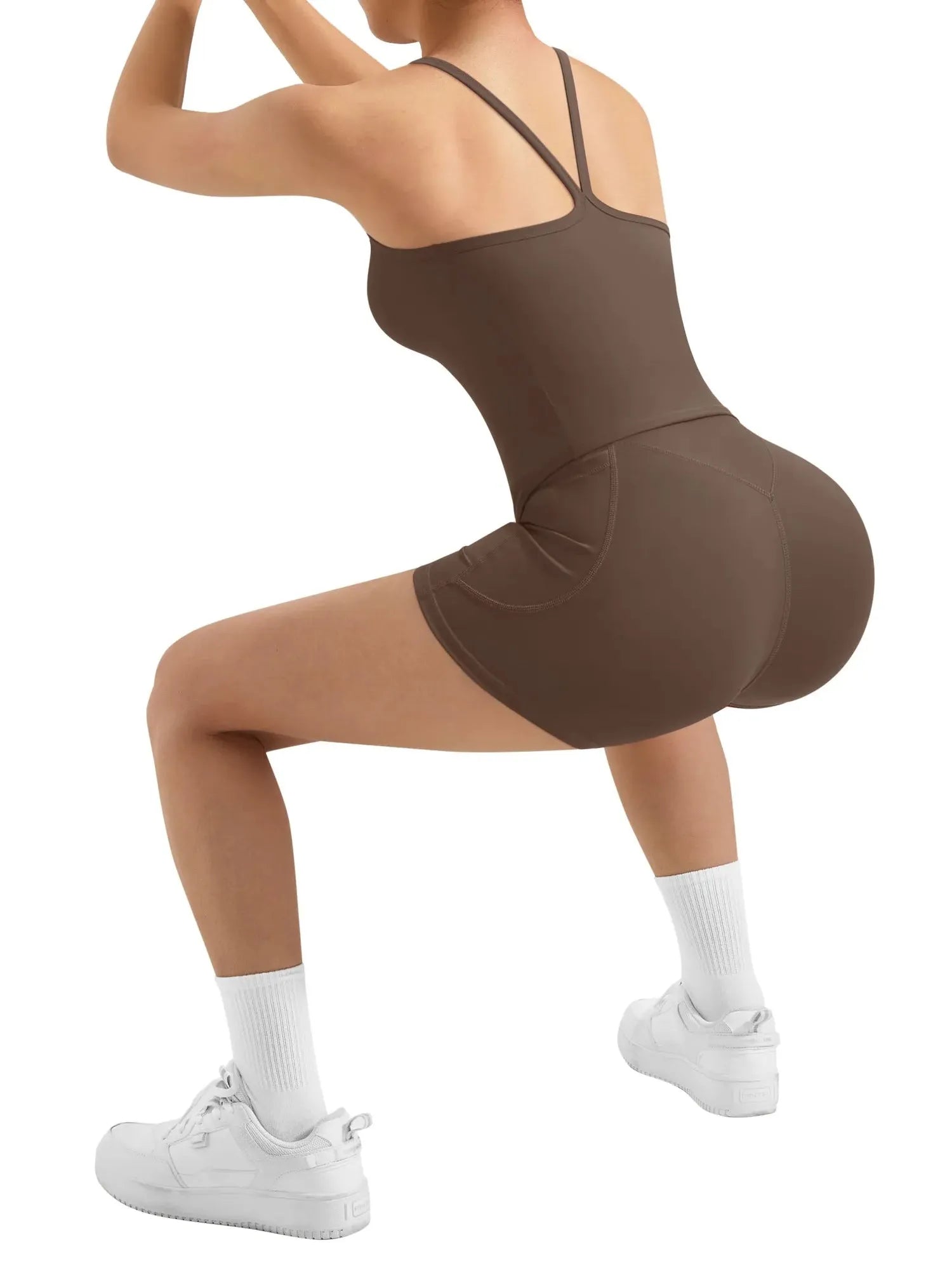 V Back Padded Sports Workout Sets-SUUKSESS-SUUKSESS