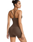 V Back Padded Sports Workout Sets-SUUKSESS-SUUKSESS