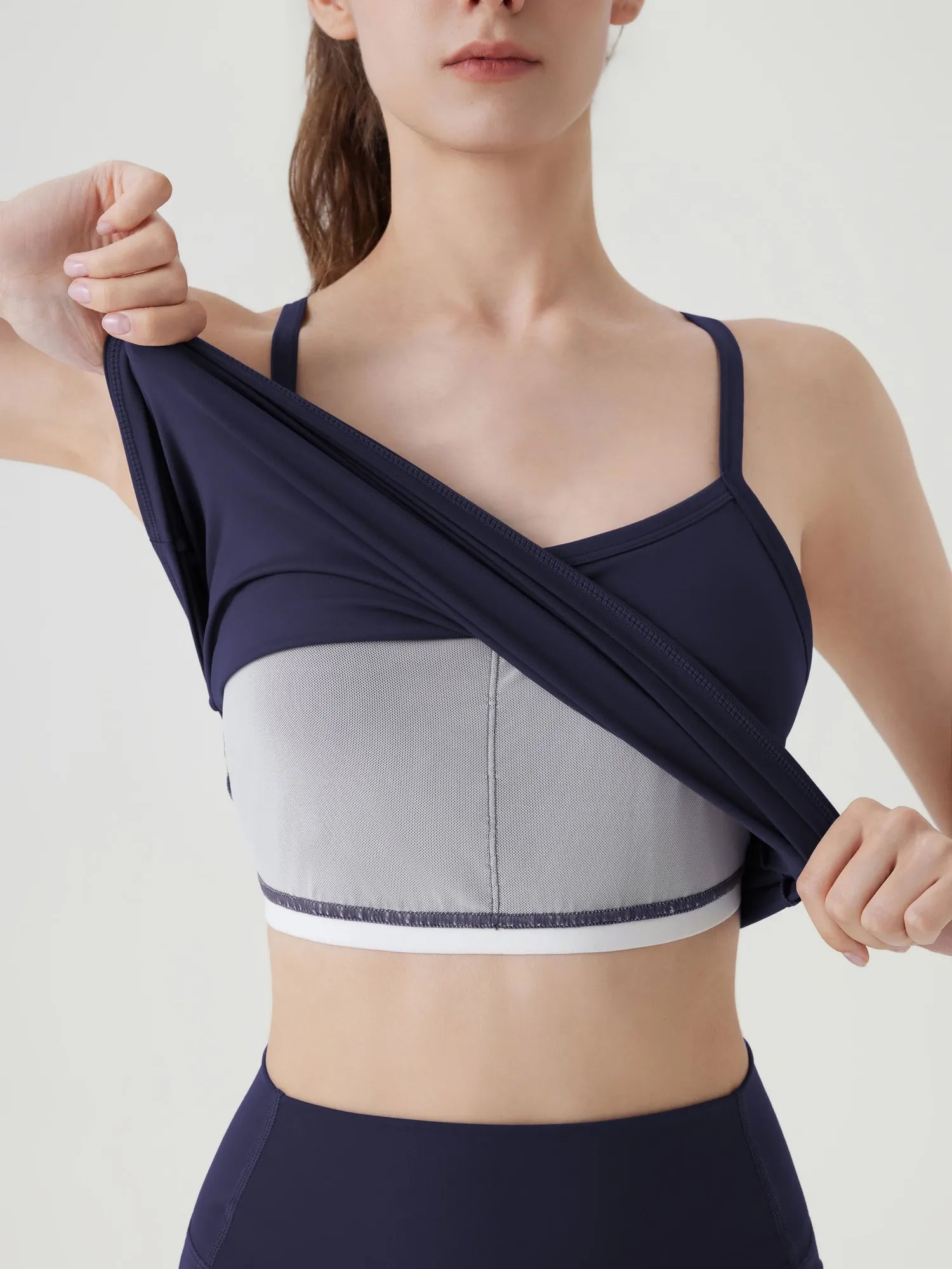 V Back Padded Sports Workout Sets-SUUKSESS-SUUKSESS
