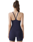 V Back Padded Sports Workout Sets-SUUKSESS-SUUKSESS