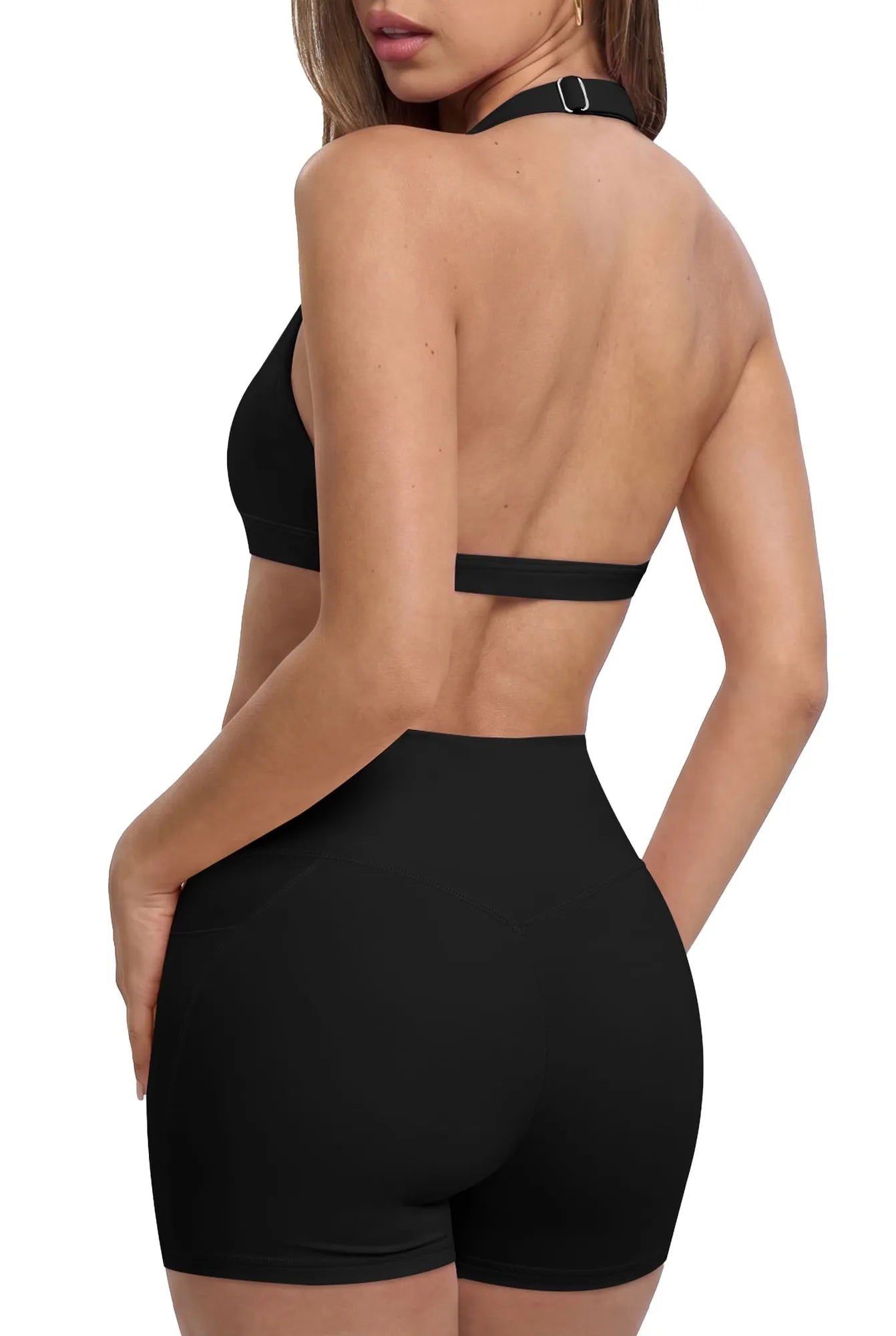 Padded Sports Bra 2 Piece Workout Sets-SUUKSESS-SUUKSESS