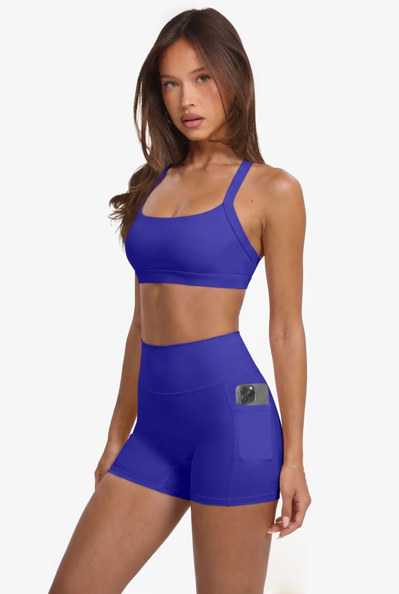Padded Sports Bra 2 Piece Workout Sets-SUUKSESS-SUUKSESS