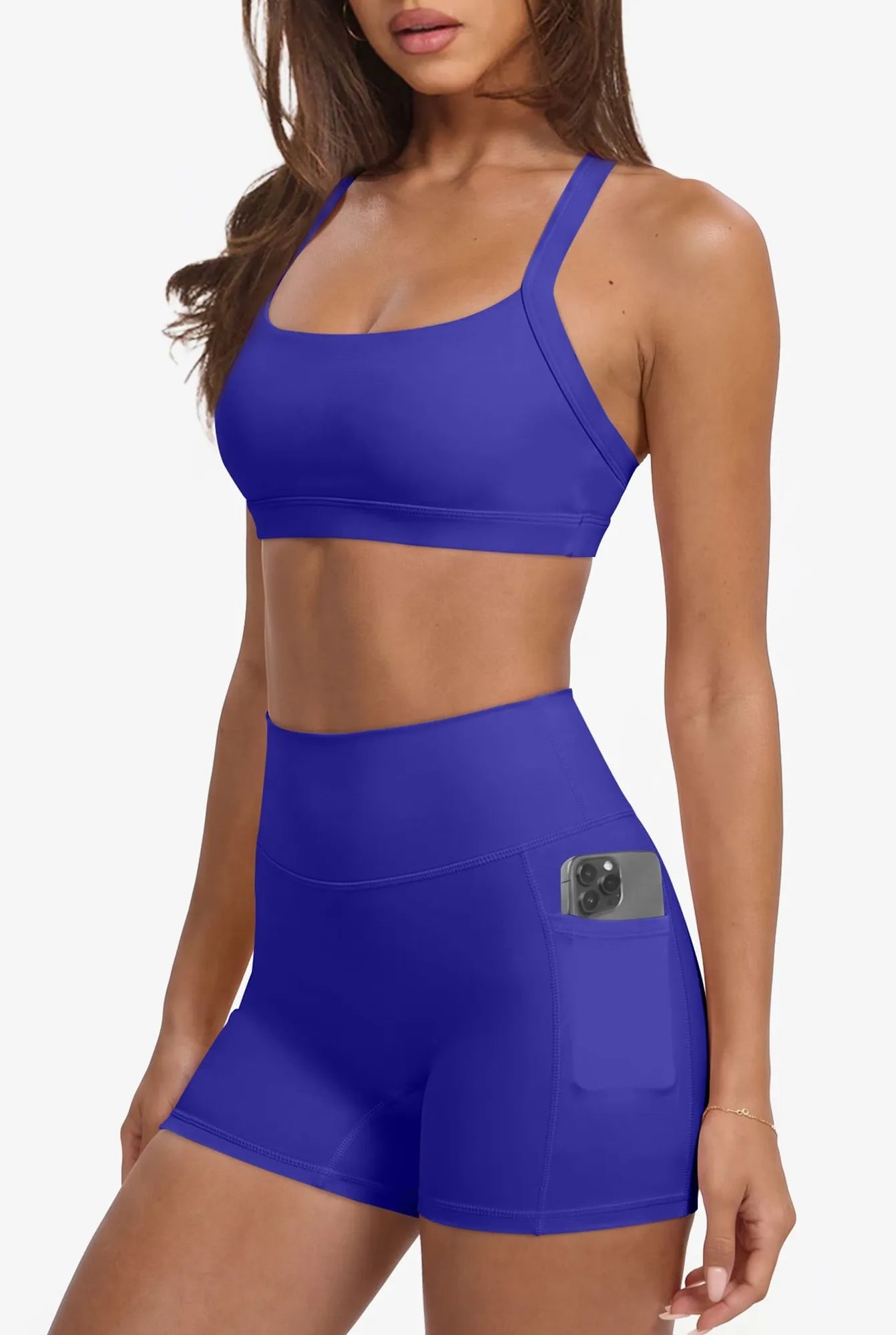 Padded Sports Bra 2 Piece Workout Sets-SUUKSESS-SUUKSESS
