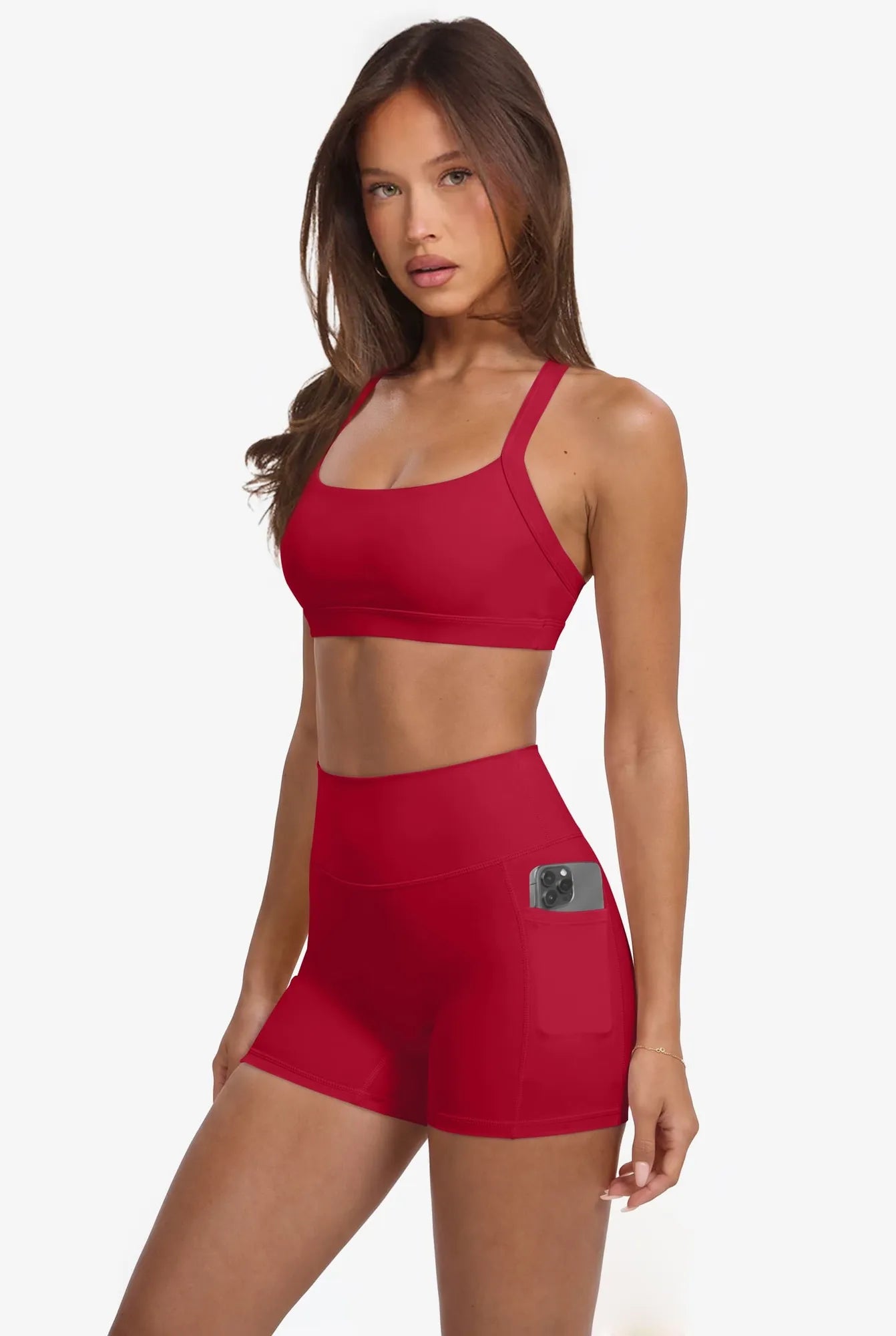 Padded Sports Bra 2 Piece Workout Sets-SUUKSESS-SUUKSESS