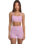 Padded Sports Bra 2 Piece Workout Sets-SUUKSESS-Pink-XS-SUUKSESS